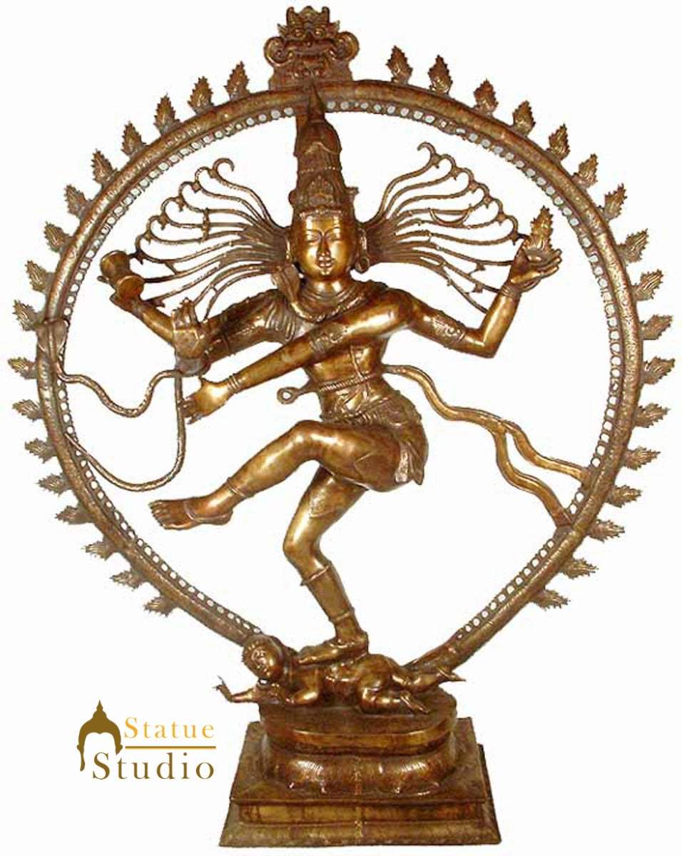 Very Large Size Dancing Indian God Natraja Exclusive Bronze Masterpiece 6 Feet