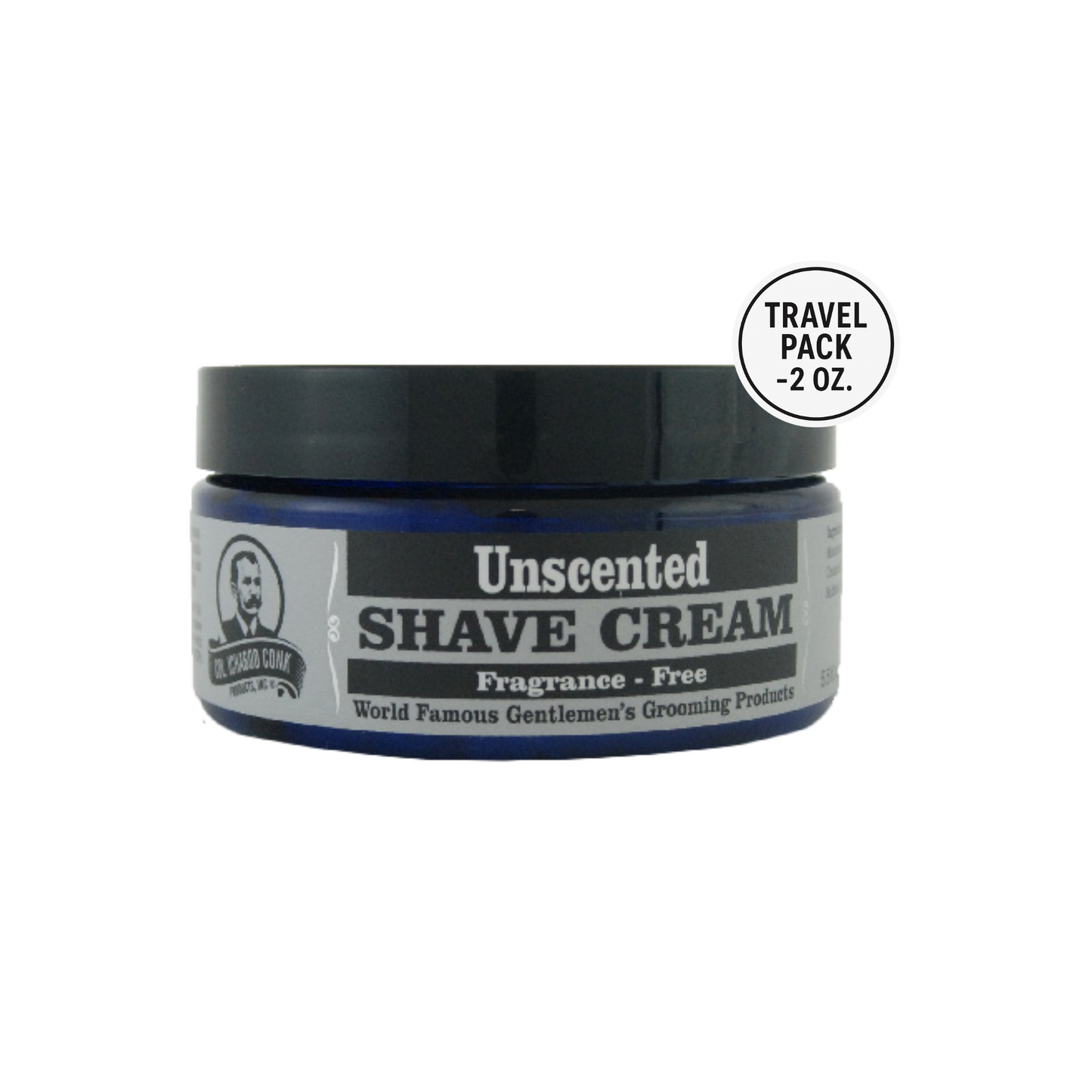 Unscented Natural Shave Cream (Travel Size) - 2 oz