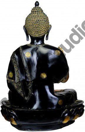 Large Size Shakyamuni Buddha On Base Home Garden Décor Big Statue 3 Feet