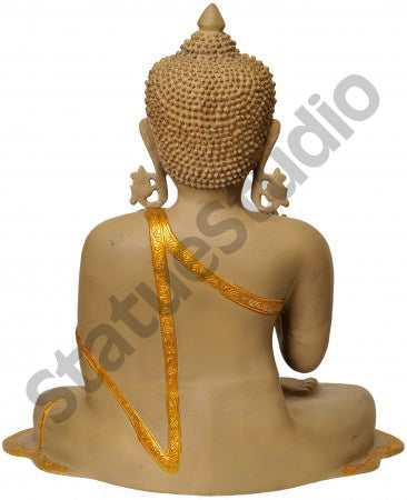 Antique Rare Home Garden Décor Buddha Exclusive Masterpiece Statue 1.5 Feet