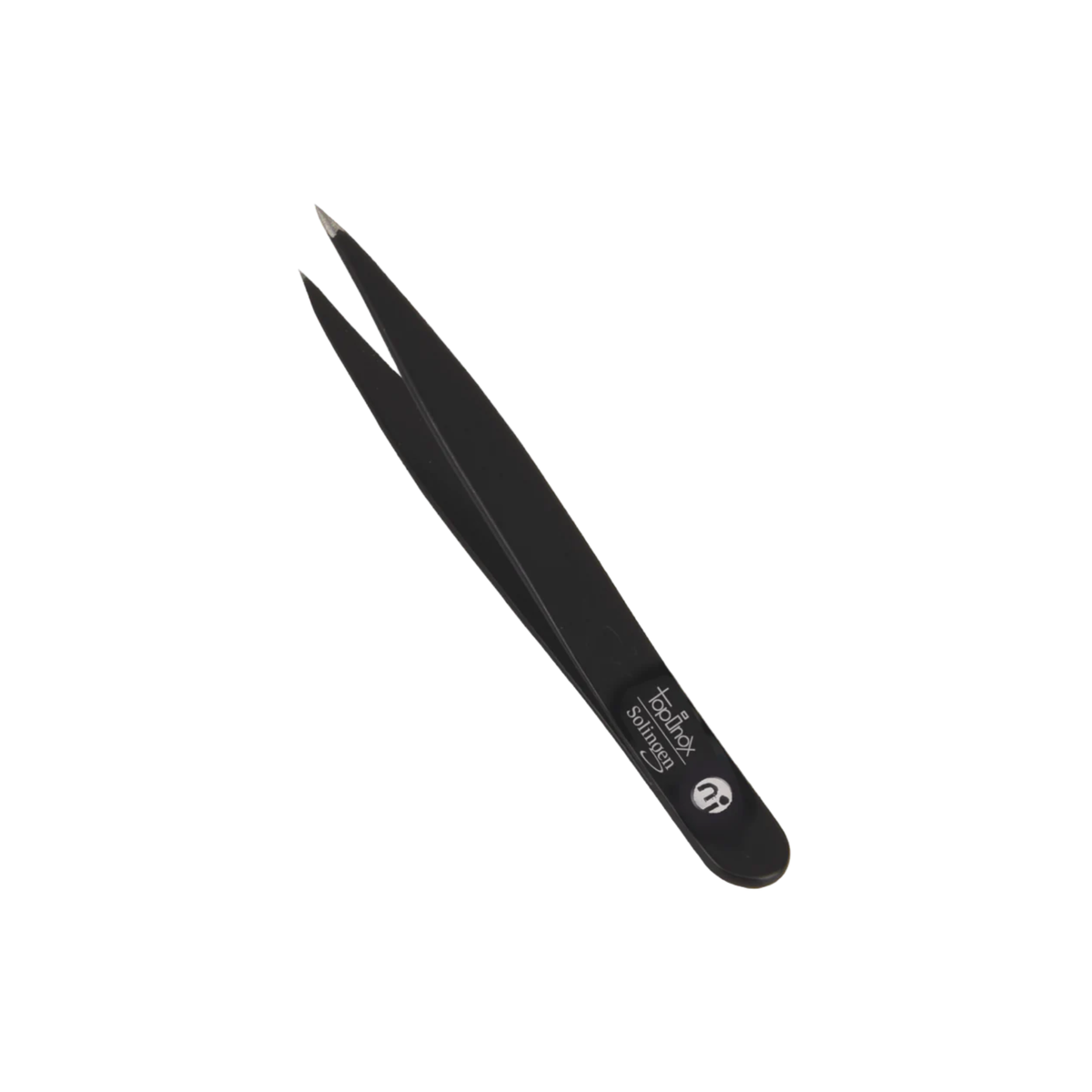 Niegeloh TopInox Pointed Tweezers Black 9cm