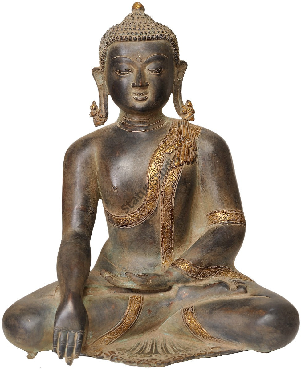 Indian Antique Imitation Exclusive Home Garden Décor Buddha Masterpiece 15"
