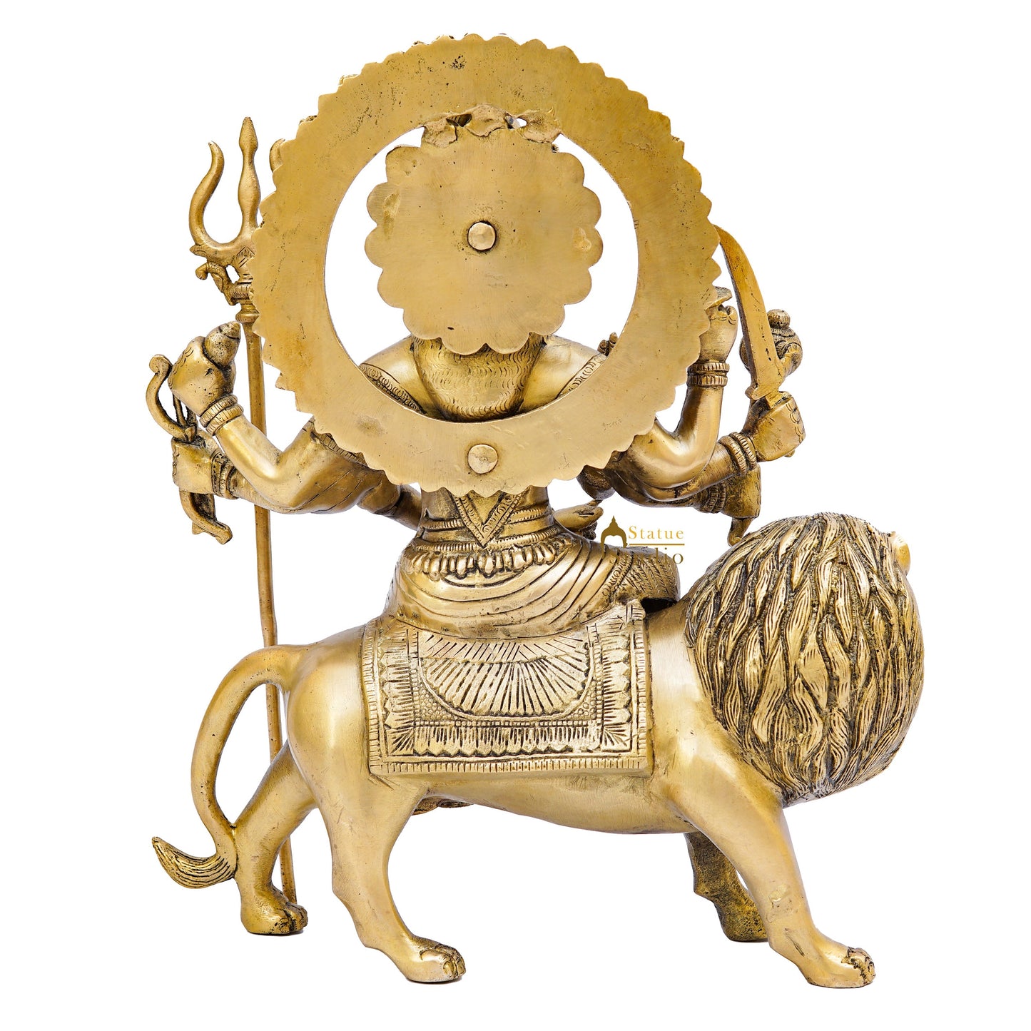 Brass Maa Durga Hindu Goddeess Sculpture for Sale