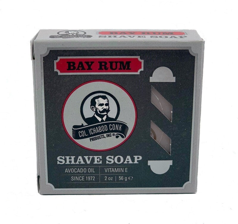 Col. Conk Bay Rum Soap - 2 oz - 2.4" diameter