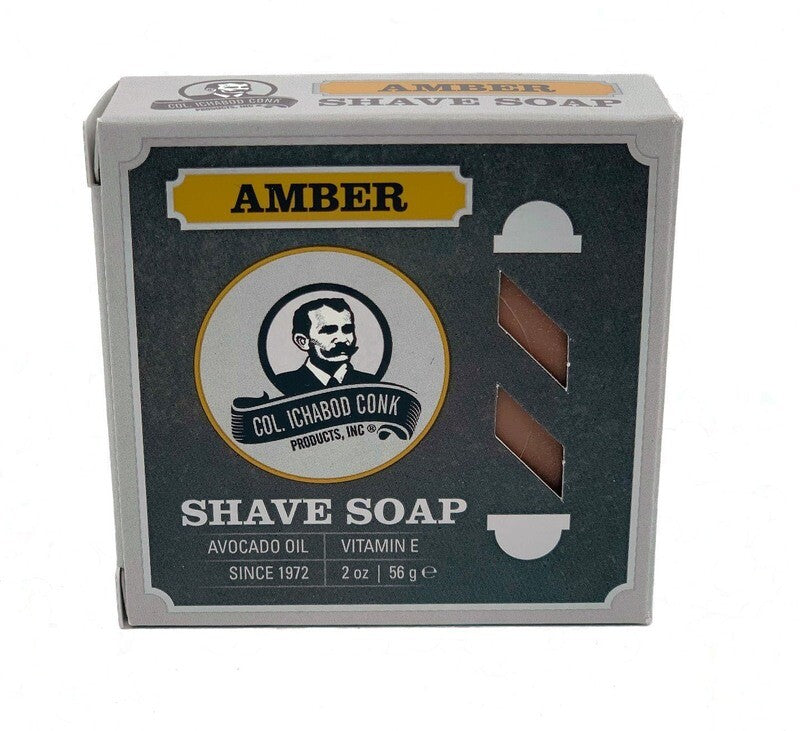 Col. Conk Amber Soap - 2 oz - 2.4" diameter
