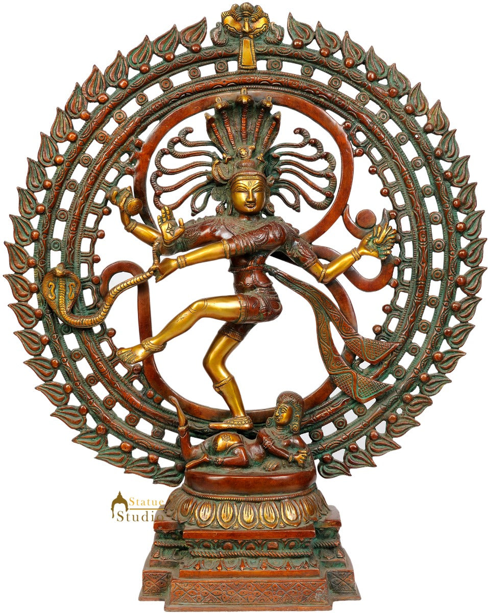 Home Welcome Vastu Fengshui Décor Dancing Lord Natraj Statue 23"