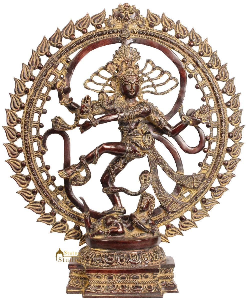 Home Garden Office Décor Lord Shiva Dancing Natraja Statue 20"