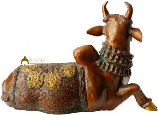 Nandi - The Vehicle and Gana of Lord Shiva Religious Décor Large 27"