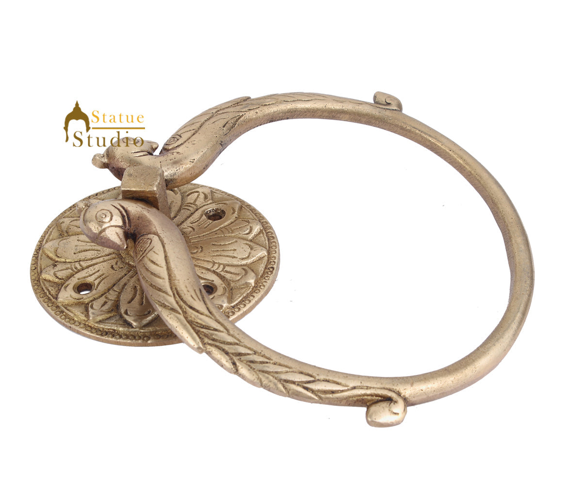 Brass Handicraft Home Decorative Bird Design Door Knocker 8"