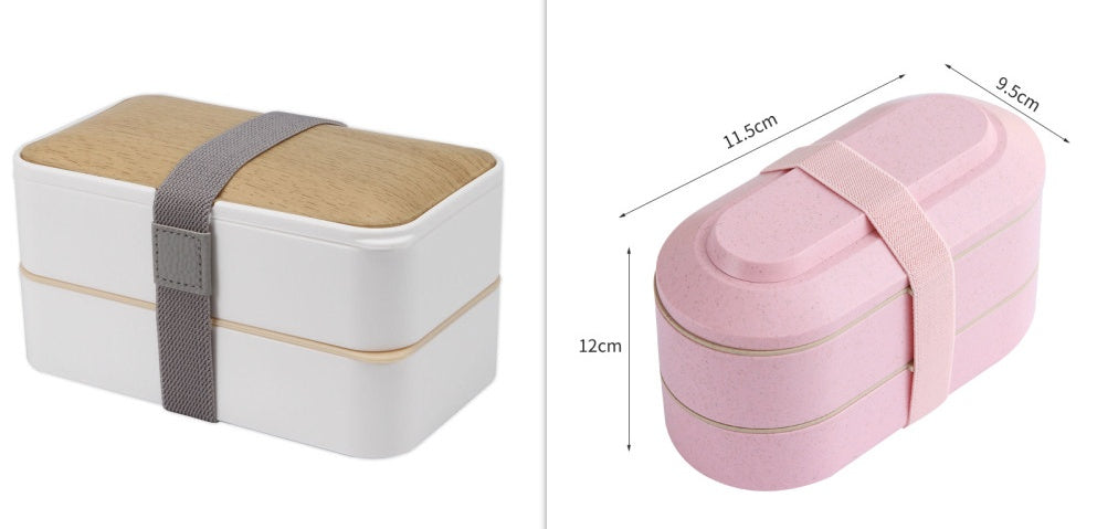 Double-Layer Insulated Lunch Box Lunch Box Student Lunch Box – Image 12