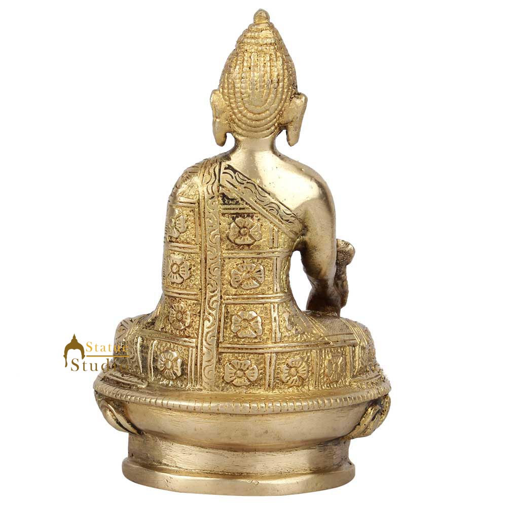 Miniature Tiny Corporate Gift Sitting Buddha Idol Décor Statue Showpiece 2.5"
