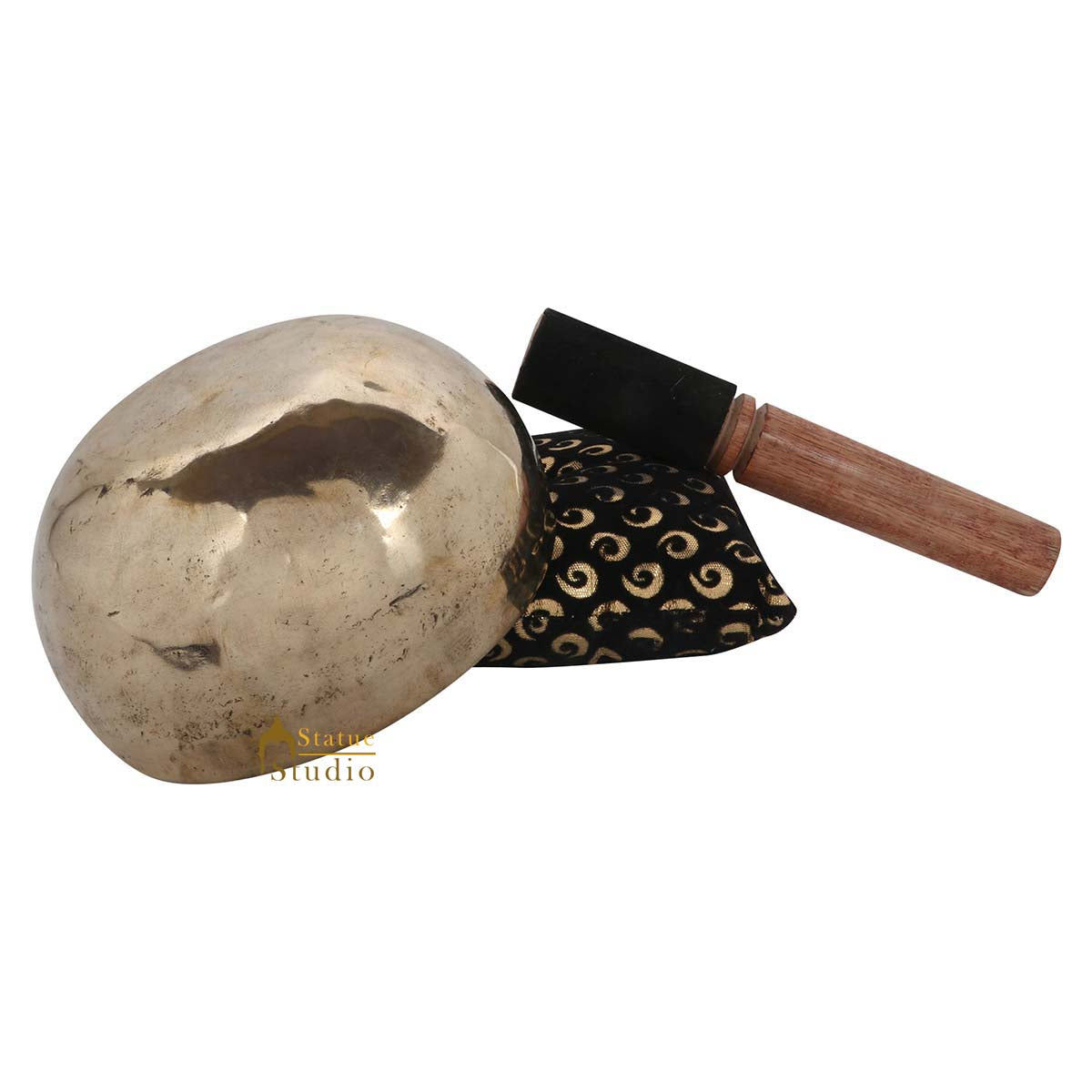 Nepal Buddhism Tibetan Himalyan Chakra Bronze Meditation Healing Singing Bowl