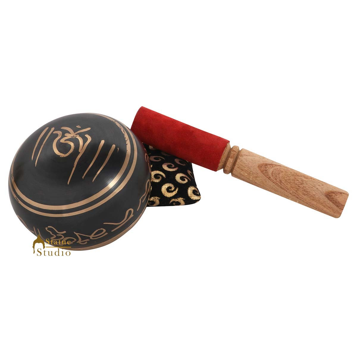 Nepal Brass Chakra Prayer Handmade Healing Buddhist Yoga Meditation Singing Bowl