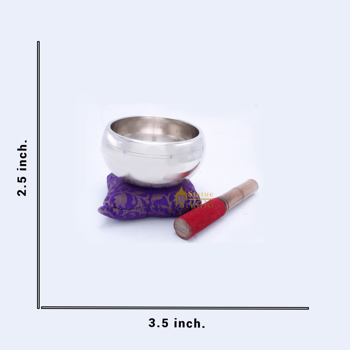 Brass Singing Bowl Tibet Himalyan Buddha Chakra Prayer Yoga Healing Meditation