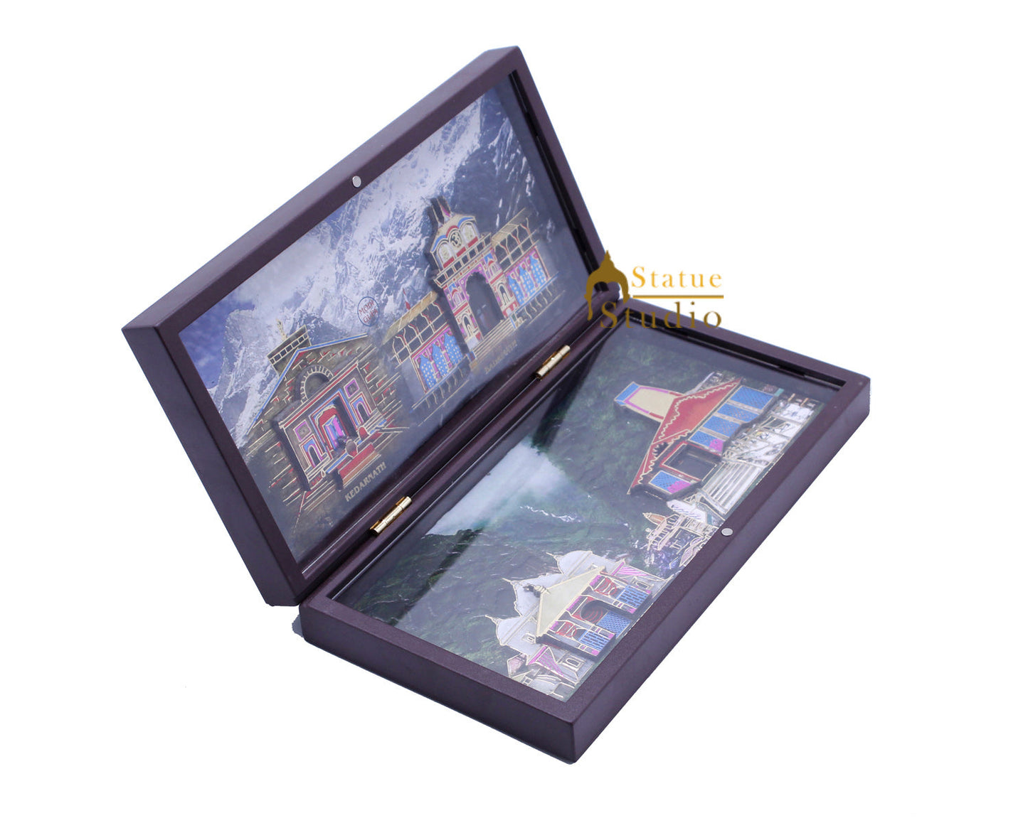 Char Dhaam Charan Paduka Pooja Item For Temple Puja Decorative Gift Showpiece