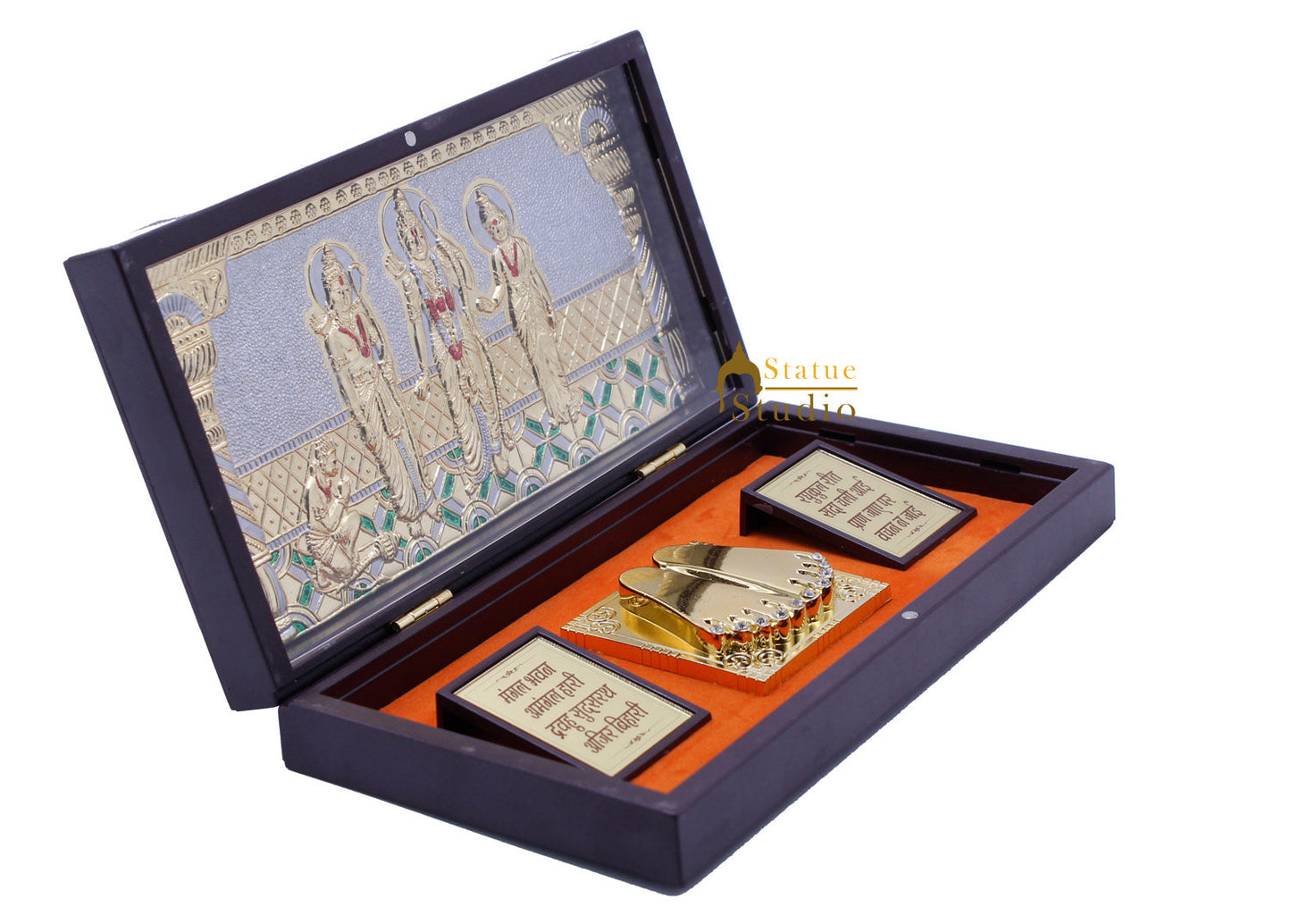 Rama Darbar Paduka Pooja Item For Temple Puja Decorative Gift Showpiece