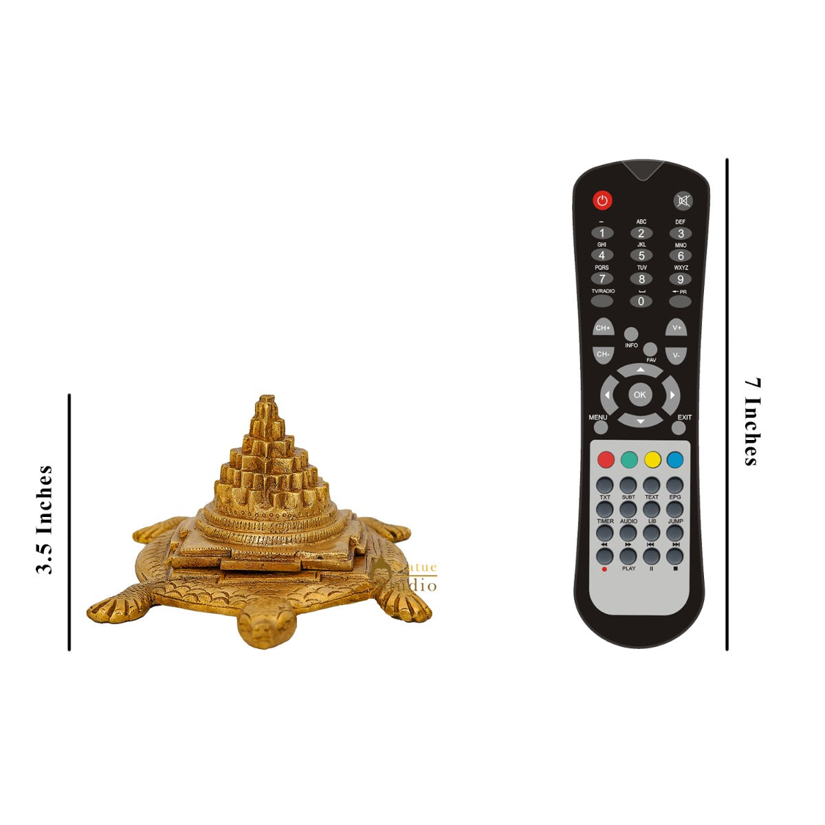 Brass Turtle Showpieces With Yantra For Feng Shui Vastu Home Office Room Decor