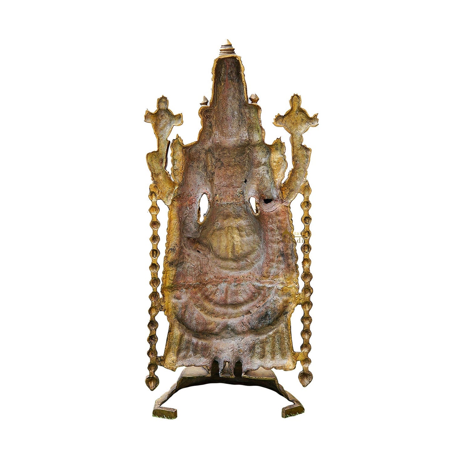 Brass Large Tirupati Balaji Statue Antique Religious Idol 3 Feet Decor