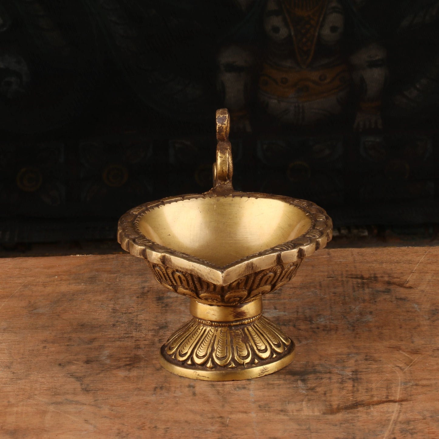 Brass Diya Oil Lamp 2.5"