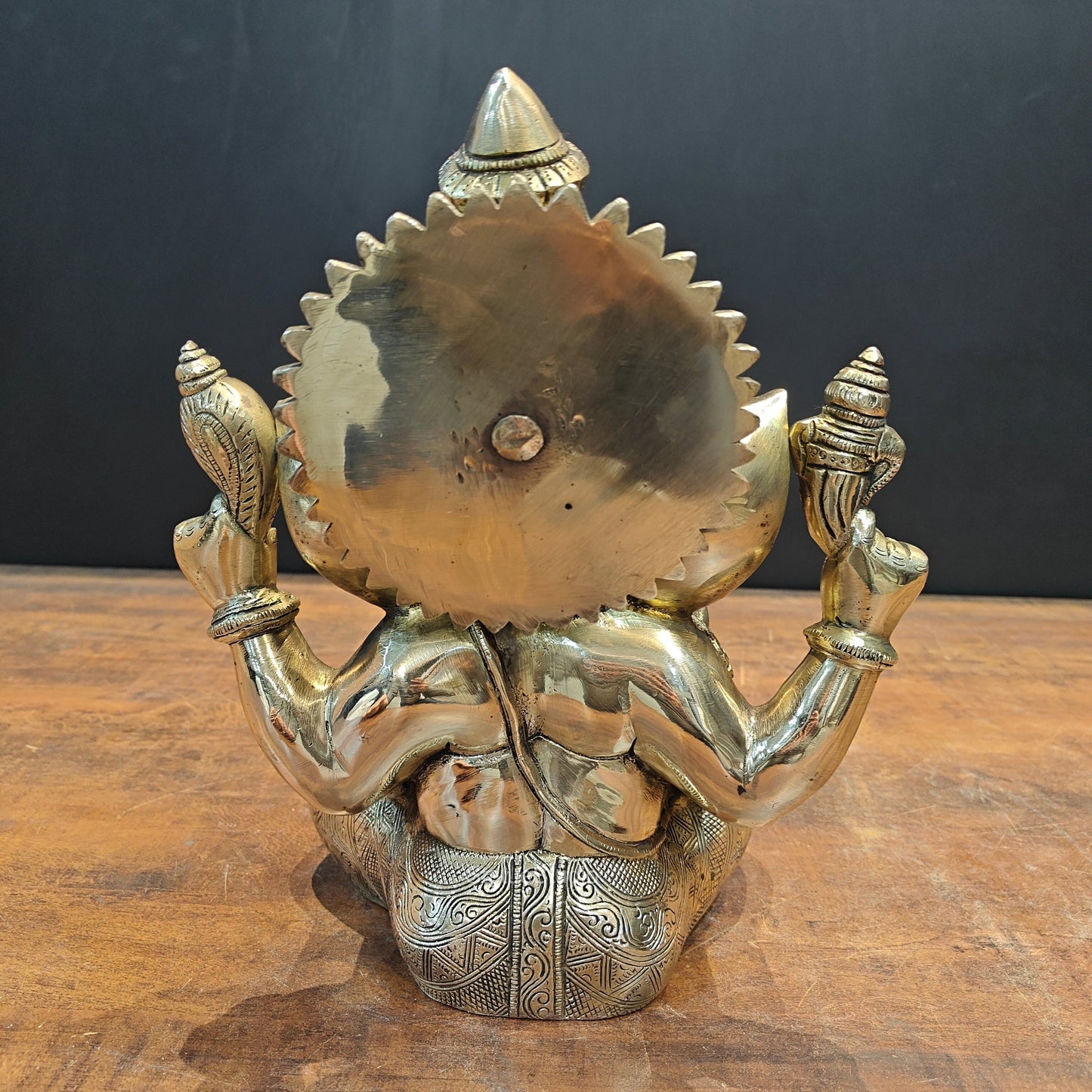 Brass Fine Crafted Ganesha Idol For Home Decor 1 Feet