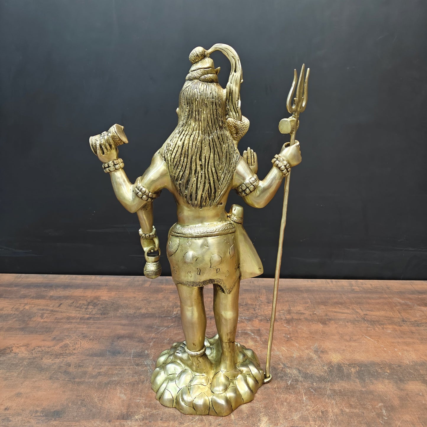 Brass Standing Lord Shiva Statue 2 Feet
