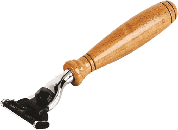 Mach III Razor with Beech Wood Handle