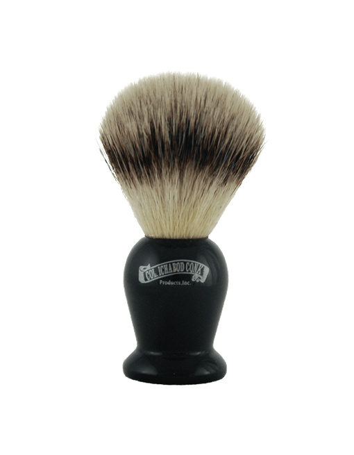 Col. Conk Synthetic Shaving Brush, H:102, K:20mm, Black Resin Handle