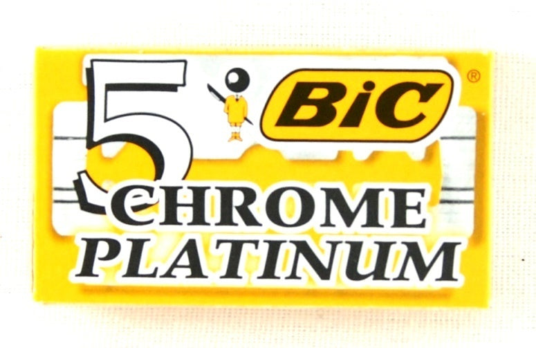 BIC Chrome Platinum Double Edge Blades - 5 pack