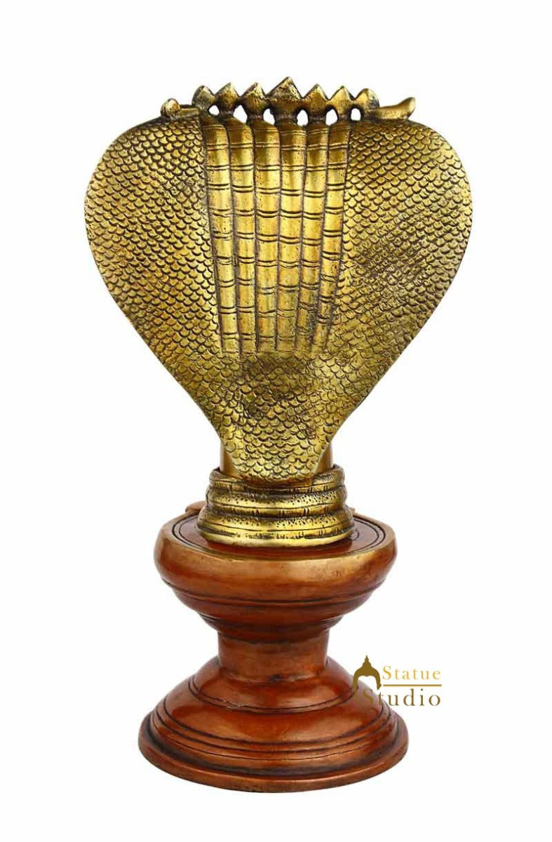 Brass Lord Shiva Lingam Shivling Idol Antique Finish For Home Decor 13"