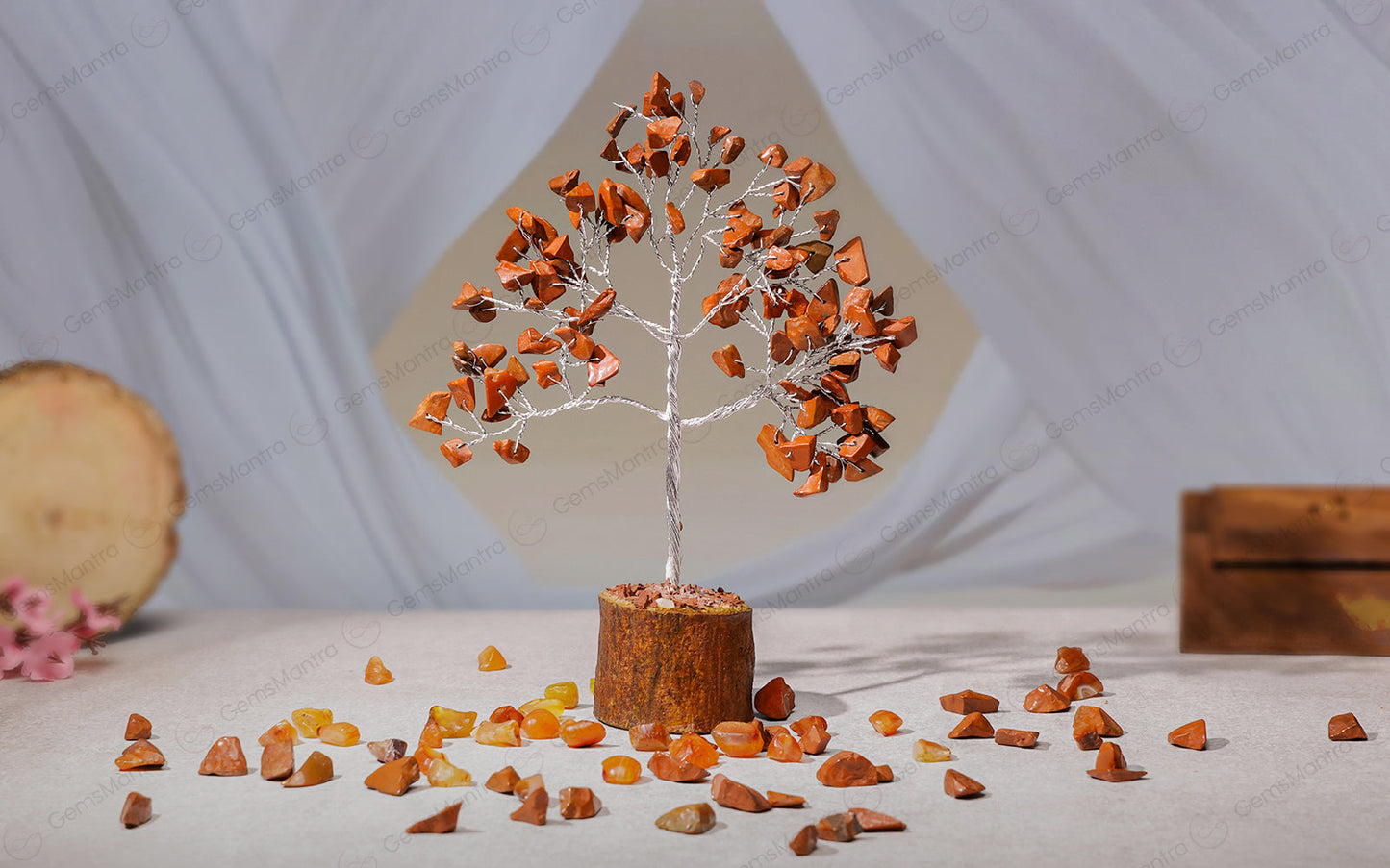 Small Red Jasper Crystal Tree