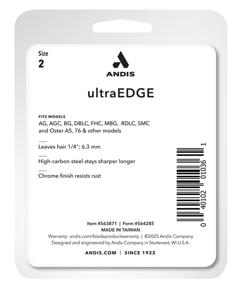 Andis UltraEdge® Detachable Blade, Size #2