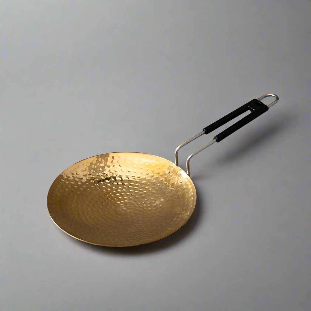 10" Heavy Gauge Brass Rotti Tawa / Chapaati Tawa