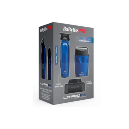 BaBylissPro Compact Lo-Pro Trimmer + Single Foil Shaver Prepack Set