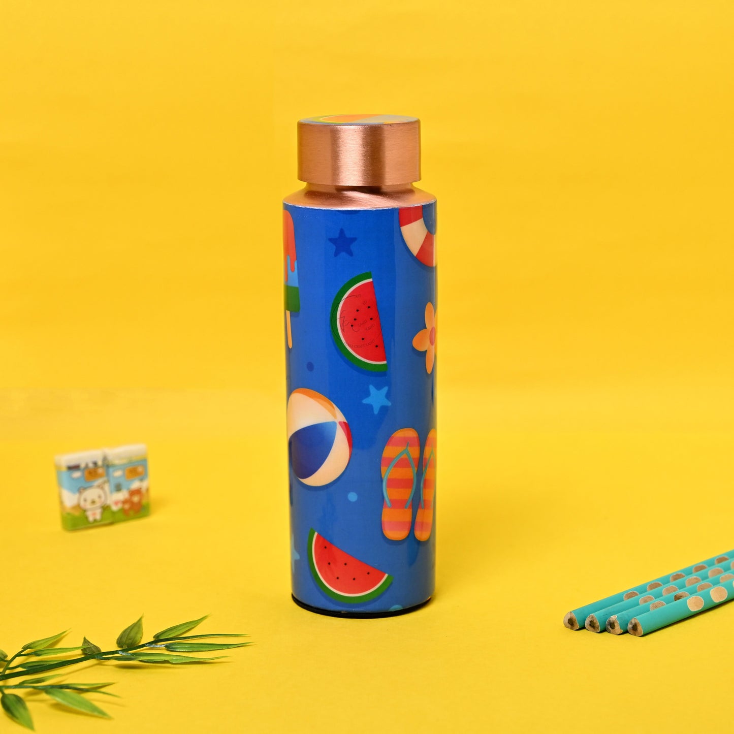 Sama Homes Copper Bottle Summer Beach Kids Bottles | 400 ML