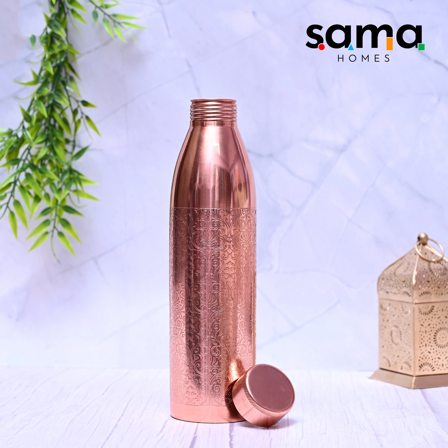 Handcrafted Copper Bottle for Health | Leakproof, Durable, and Elegant – Image 2