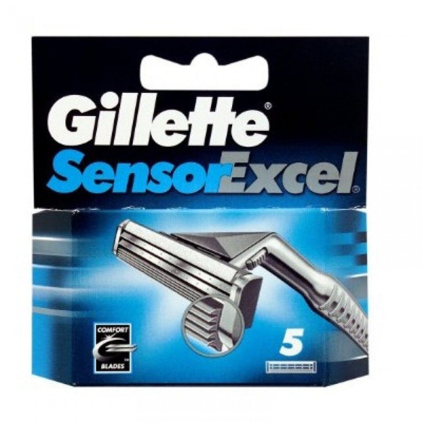 Gillette Sensor Excel Double-Blade Catridges - 5 Pack - Mach III Blades