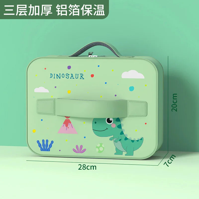 316 Stainless Steel Insulated Bento Lunch Box for Kids Cartoon Food Grade Portable Thermal Compartments Cute Children's Lunch – Image 14