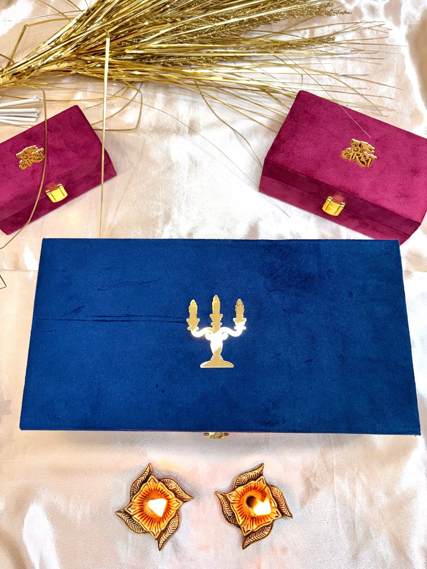 Brass Candle Stand Holder (10.9 Inch)