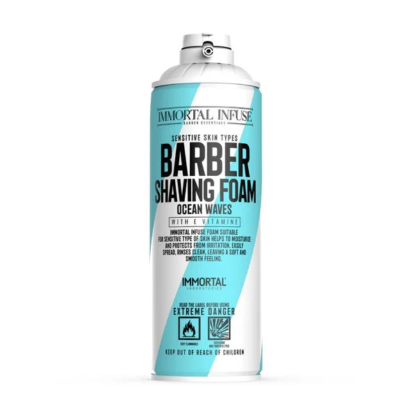 Immortal Infuse Ocean Waves Barber Shaving Foam 500ML