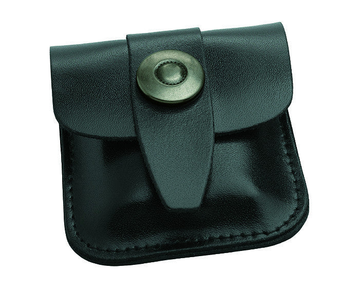 Merkur 3-Piece Travel DE Safety Razor, Straight Cut, Chrome, Travel Size with Leather Case