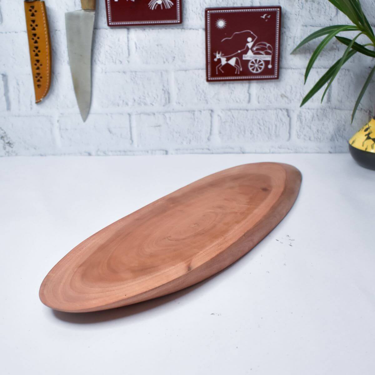Natural Shape Neem Wood Chopping Board