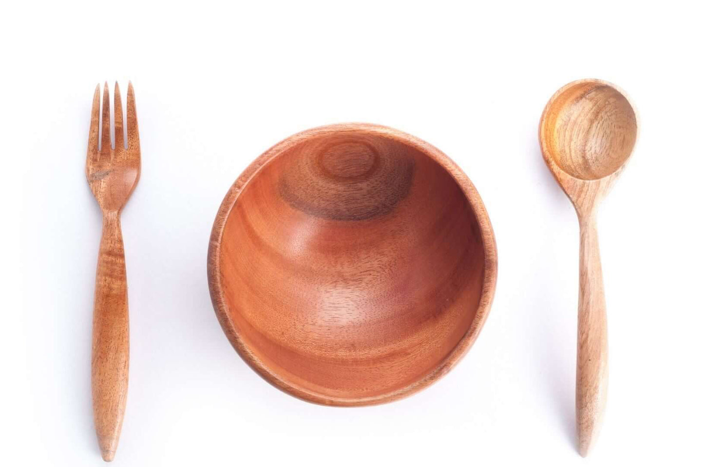 Heat Resistant Natural Wood Bowls RoHS Compliant
