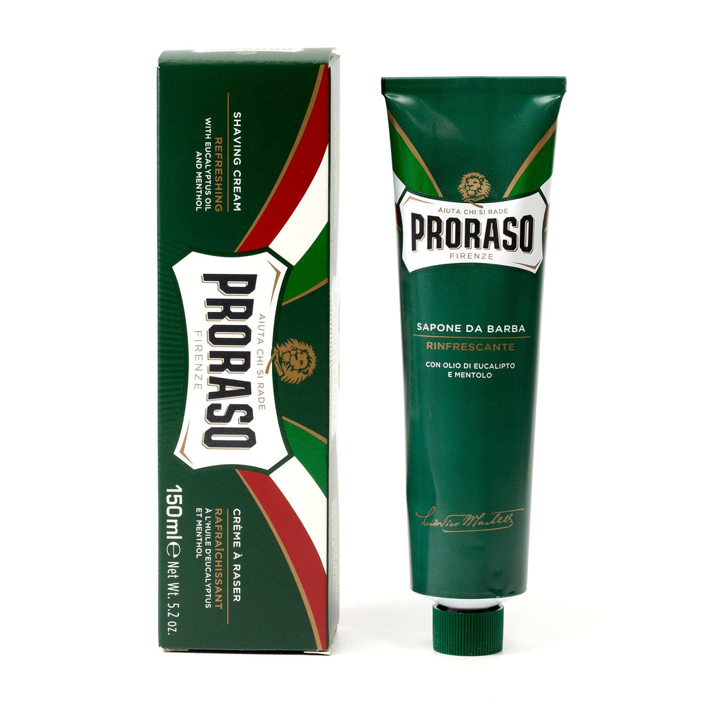 Proraso Shaving Cream Eucalyptus and Menthol Tube Green