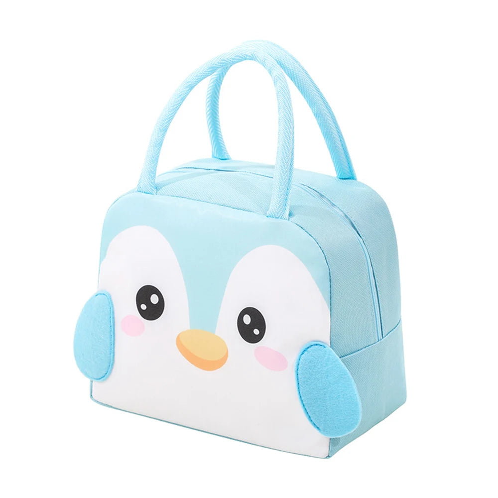 3D Three-Dimensional Bento Bag Cute Cartoon Bento Bag Lunch Bag Handbag Storage Insulation Bag Canvas Lunch Box Bag Ice Pack – Image 25