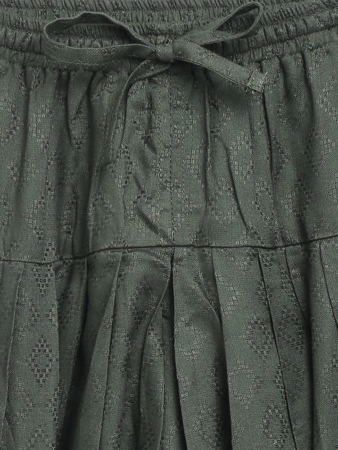 Boy Zigzag Pathani Set-Green