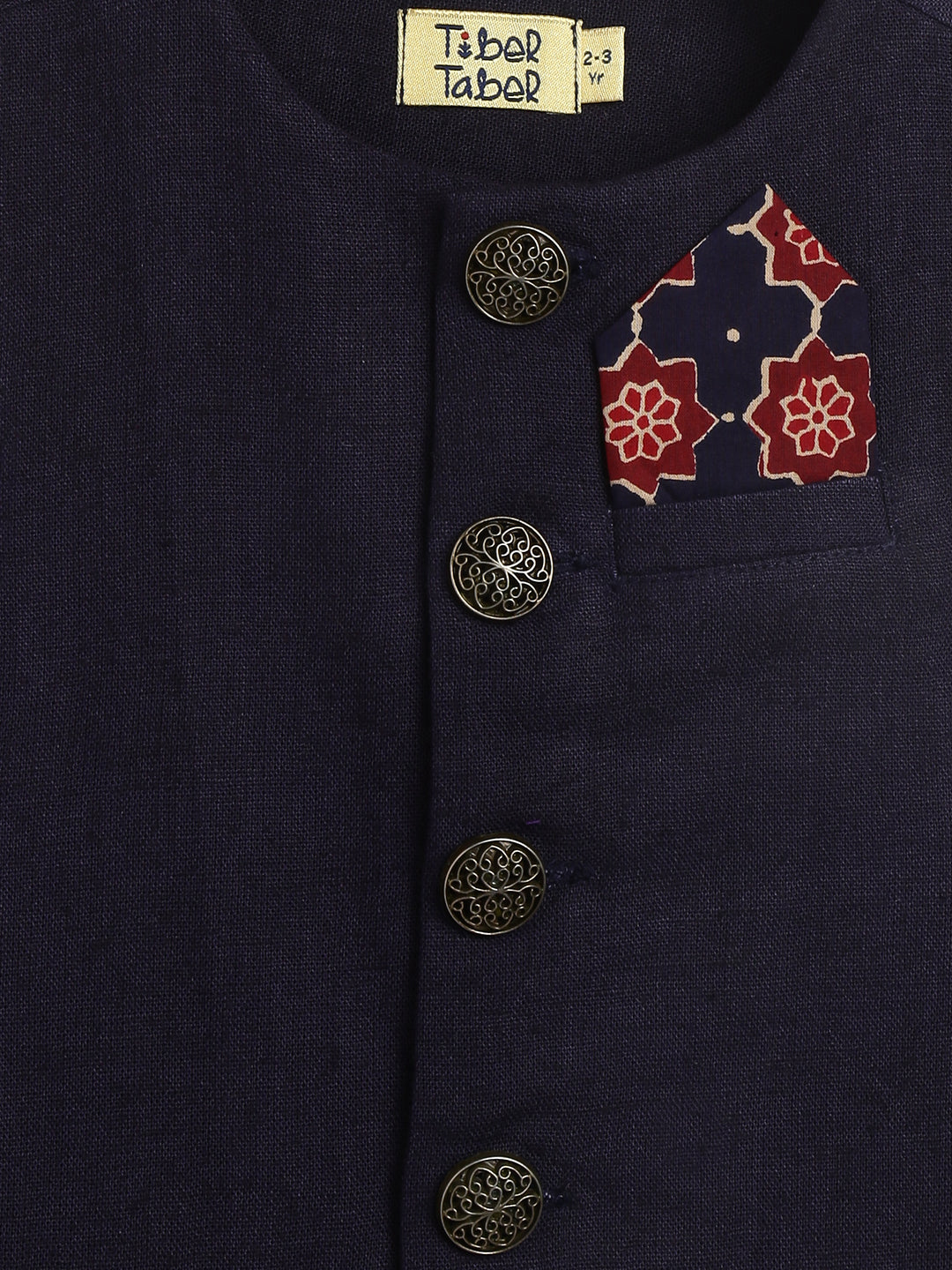 Little Maharaja Boy Bundi Set - Blue