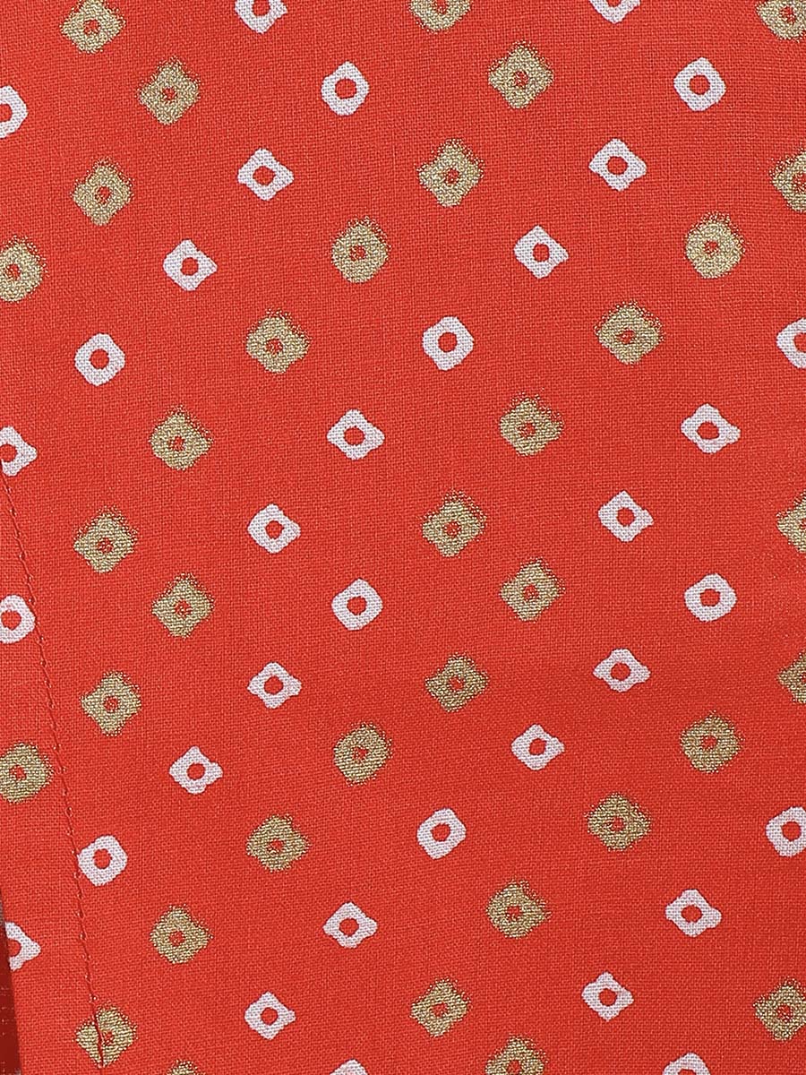 Girls Ruffle Saree-Cream