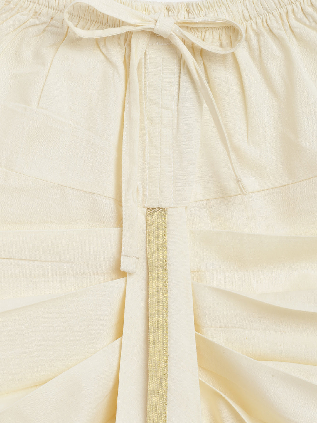 Baby Boy Ganesha Dhoti Set - Yellow