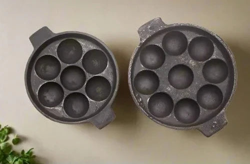 Cast Iron Kuzhi Paniyarakal (Paddu-Appe Tawa) â Image 4