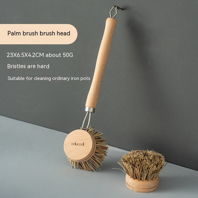 Premium Wok Cleaning Brushes – Horse Hair, Sisal & Palm Options for Daily Kitchen Cleaning